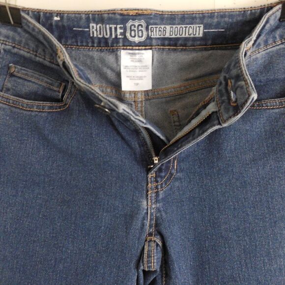 438011...Route 66 Bootcut Jeans Size Jr. 10P, W26" 25"Inseam  7 1/2"Rise - Picture 9 of 11